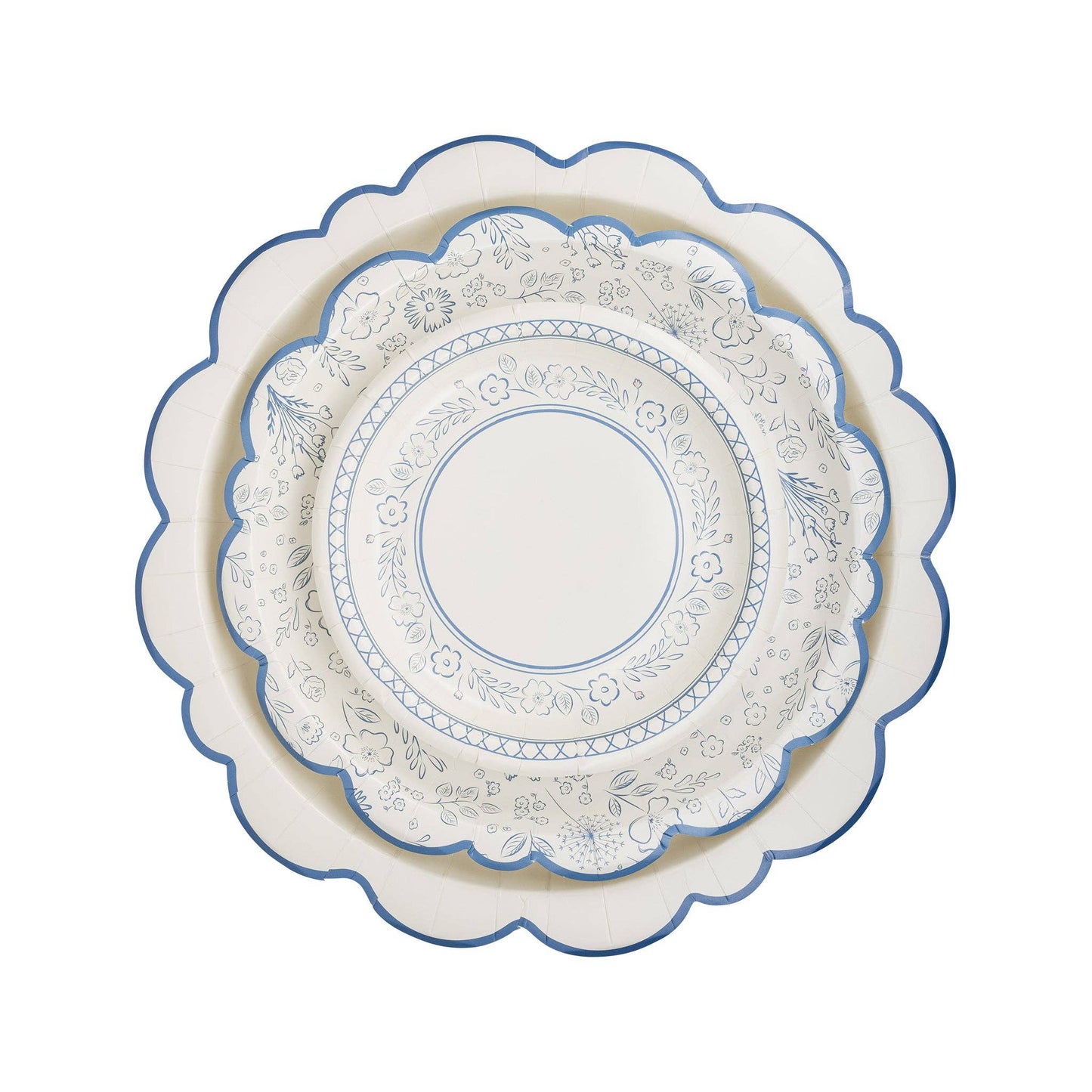 Pembroke Floral 7" Paper Dessert Plates