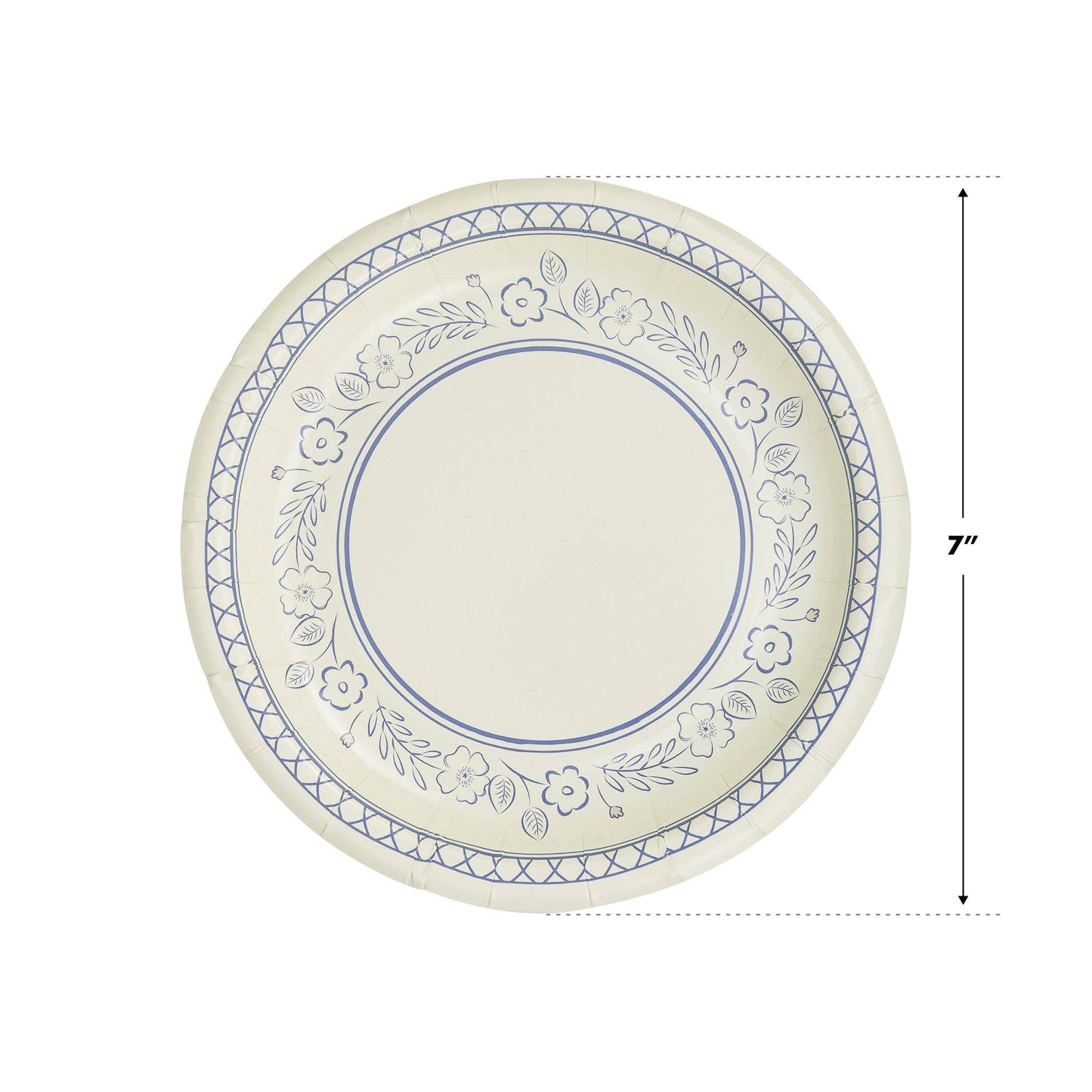 Pembroke Floral 7" Paper Dessert Plates