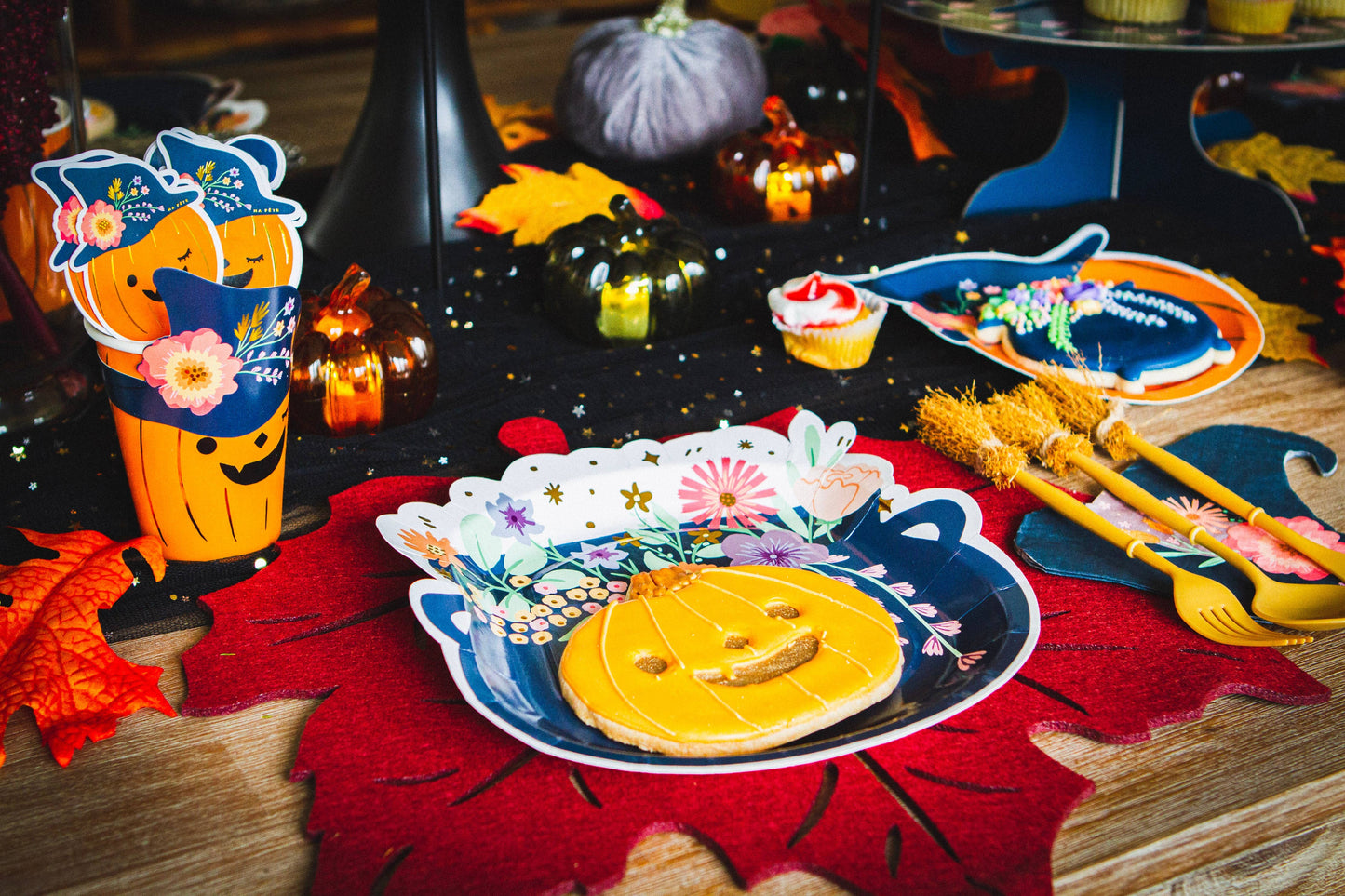 Halloween Cauldron Dinner Plates
