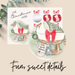 Christmas Gender Reveal Scratch Off Postcards- 15 ct