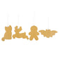 Creepy Christmas Skeleton Cookie Ornaments - Set of 4