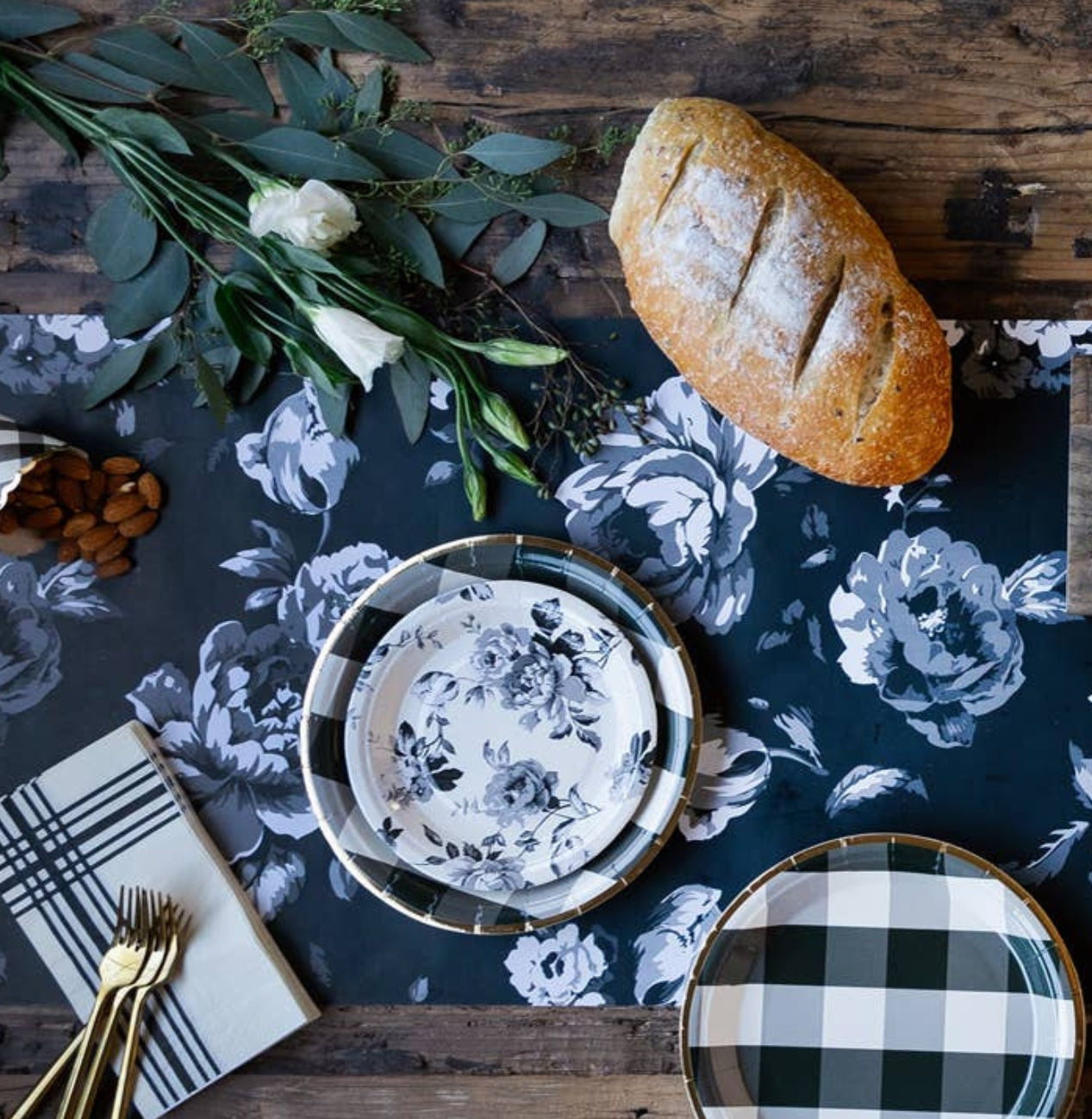 Basic Gingham Farm Dinner Napkins